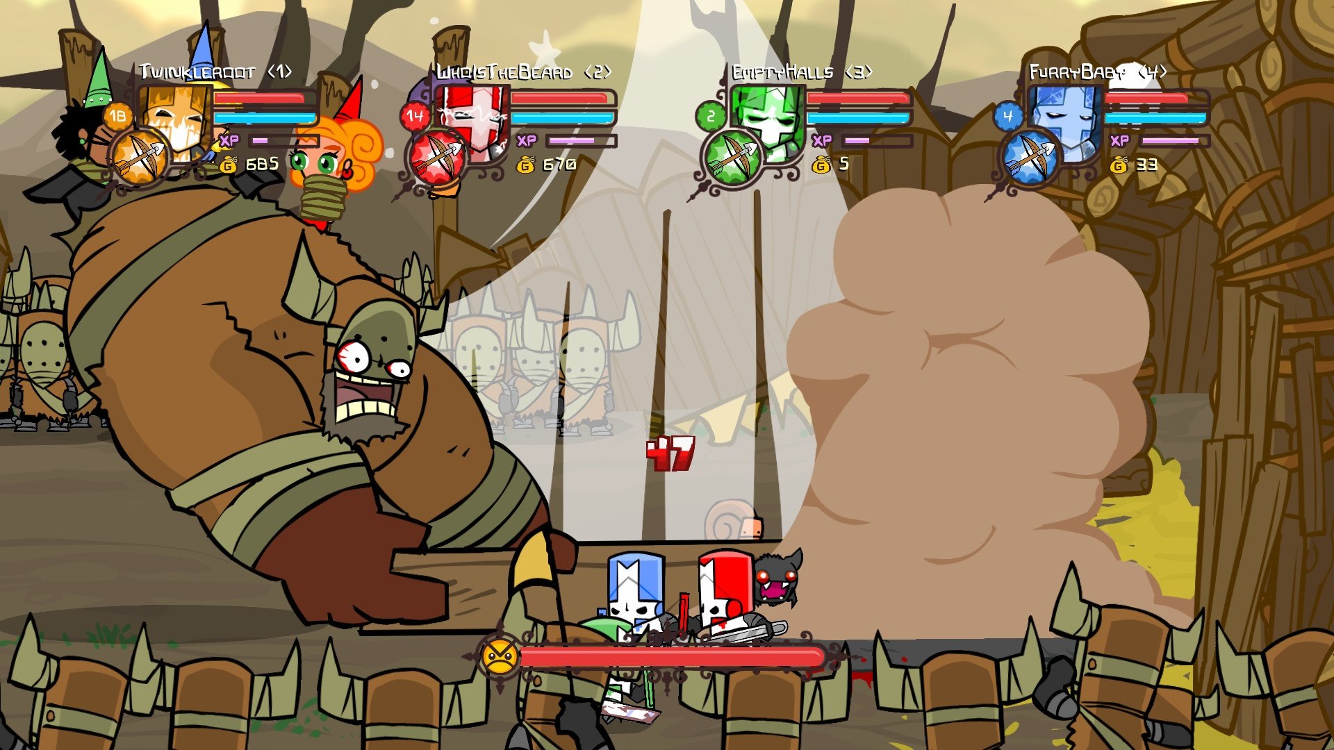 Castle Crashers (vue 3)
