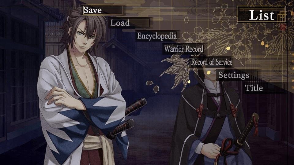 Hakuoki: Kyoto Winds (vue 2)