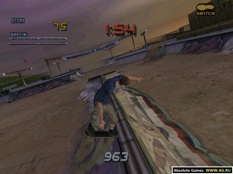 Tony Hawk's Pro Skater 2 (vue 2)